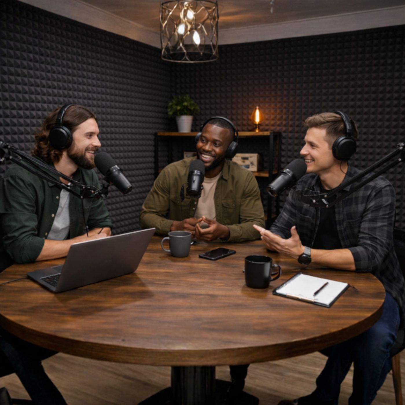 Echo-Less Self-Adhesive Acoustic Foam Pyramid Panels Grey 30x30cm 5cm Thick 6 Pack