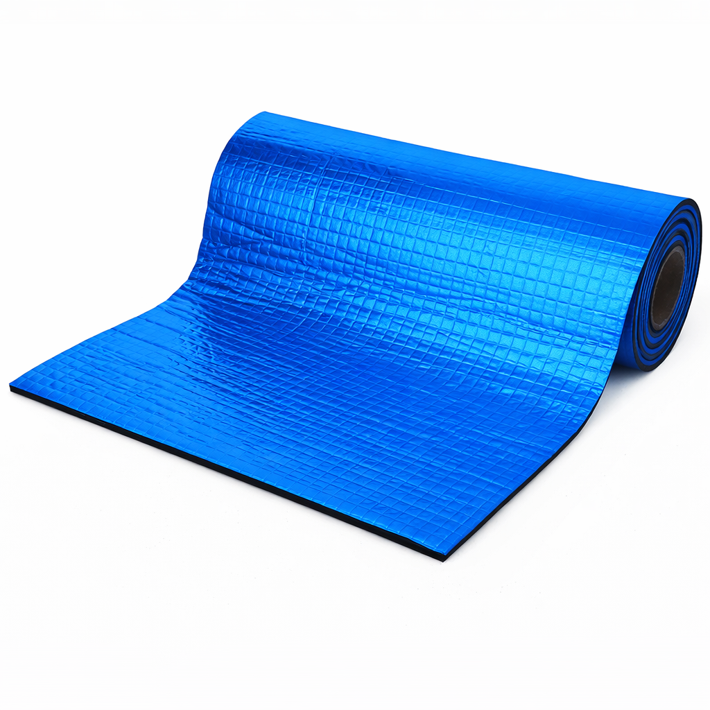 Echo-Less Car Soundproofing & Thermal Insulation Sheet Blue 200x50cm