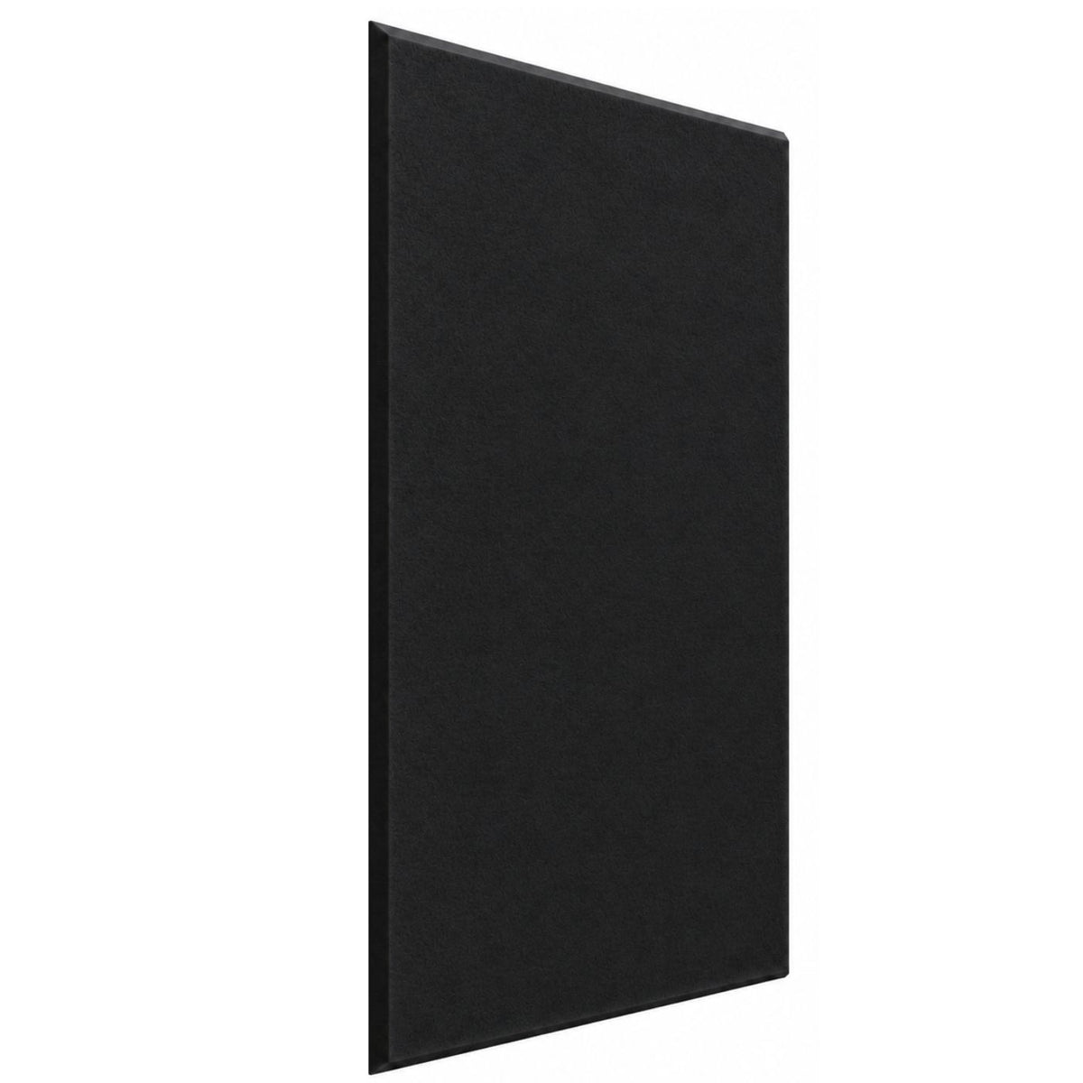 Echo-Less Polyester Fibre Acoustic Panel 1200x600x9mm Bevelled Black
