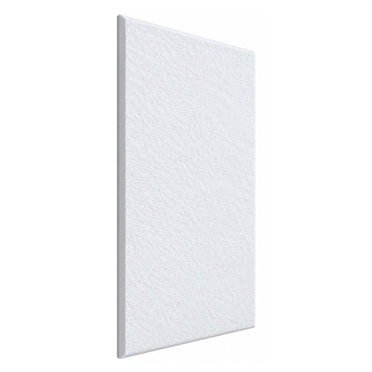 Echo-Less Polyester Fibre Acoustic Panel 1200x600x9mm Bevelled White