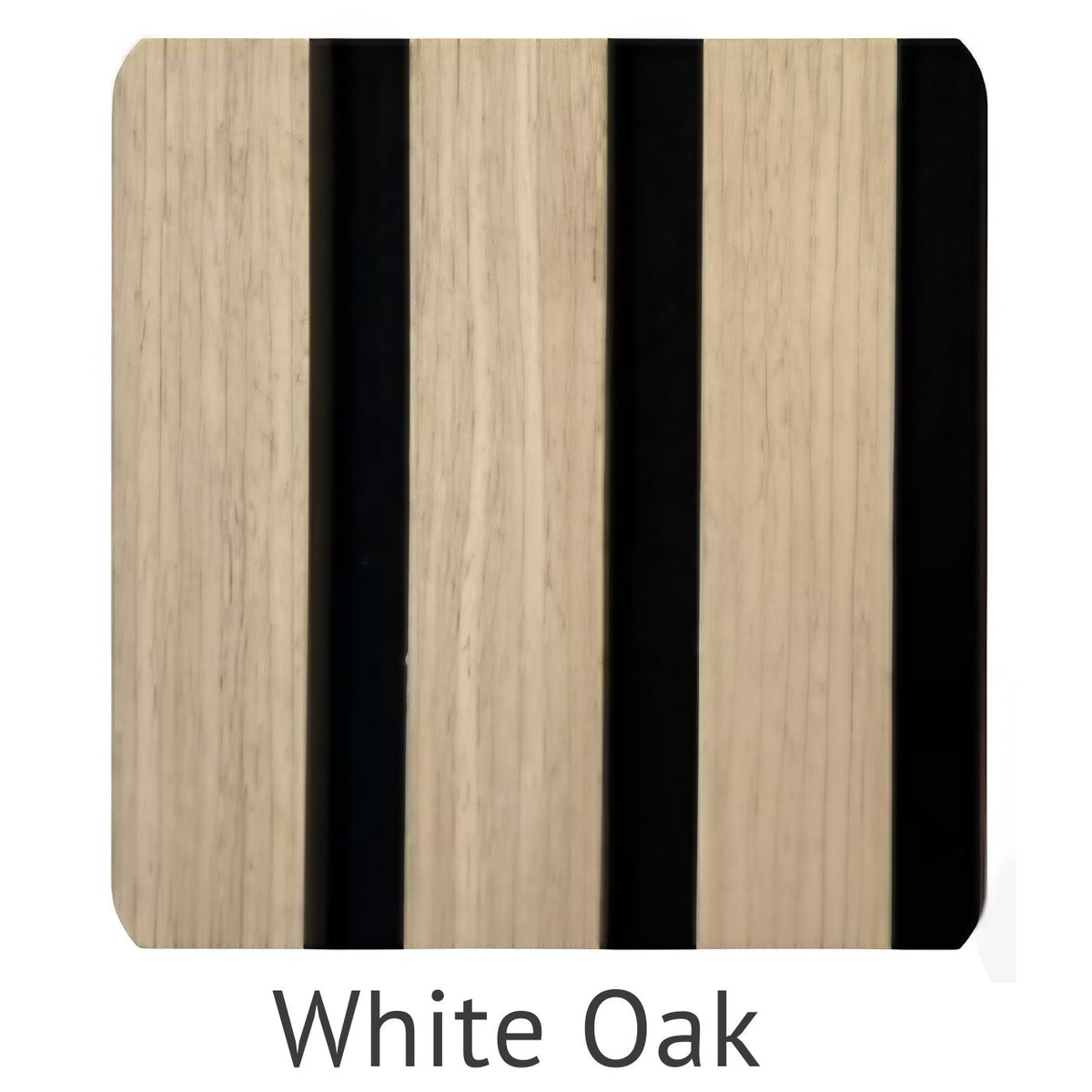 Echo-Less Polyester Fibre Wood Veneer Slat Acoustic Panels 1200x600x18mm