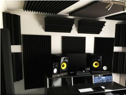 Echo-Less Slim Bass Trap Corner Panels Grey 7x7x30cm 4 Pack