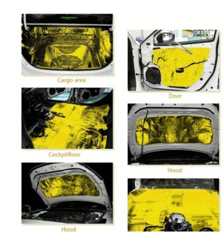 Echo-Less Car Soundproofing & Thermal Insulation Sheet Gold 200x50cm 5mm 2 Pack Clearance