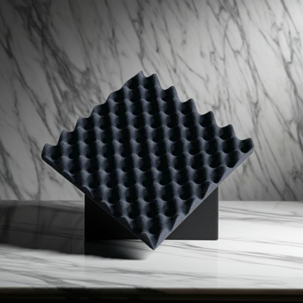 Echo-Less Egg Crate Acoustic Foam Panels 5cm - 6 pack