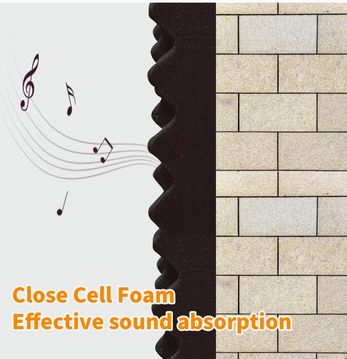 Egg Shell Panel Echo-Less Egg Crate Acoustic Foam Panels 5cm - 6 pack – Echo-Less ...