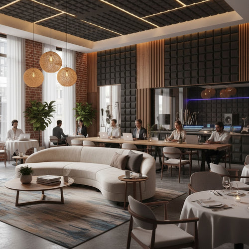 Acoustic Foam+ Echo-Less Panels Black Mushroom 30x30x5cm (Pack of 12)